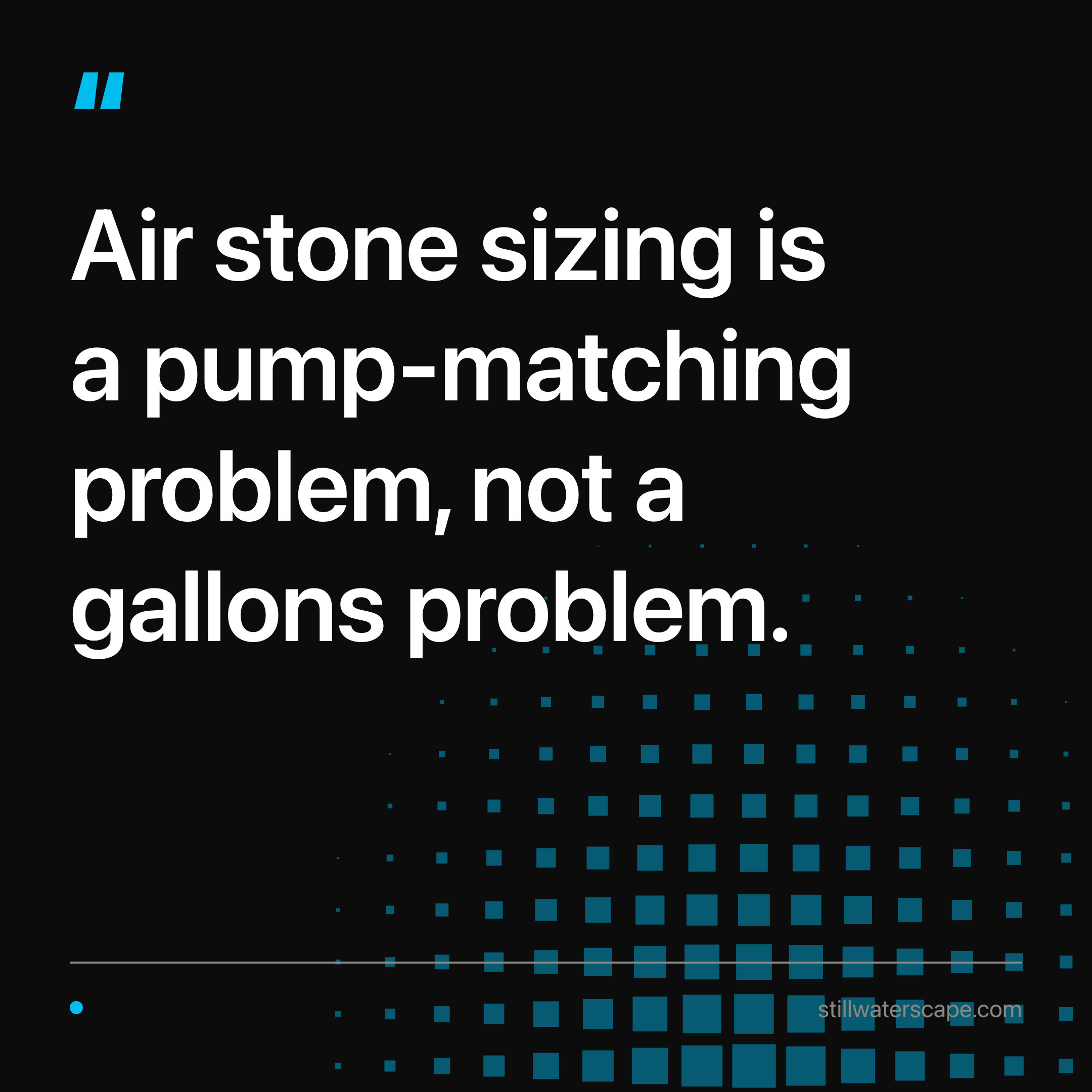 What Size Aquarium Air Stone Do You Actually Need?