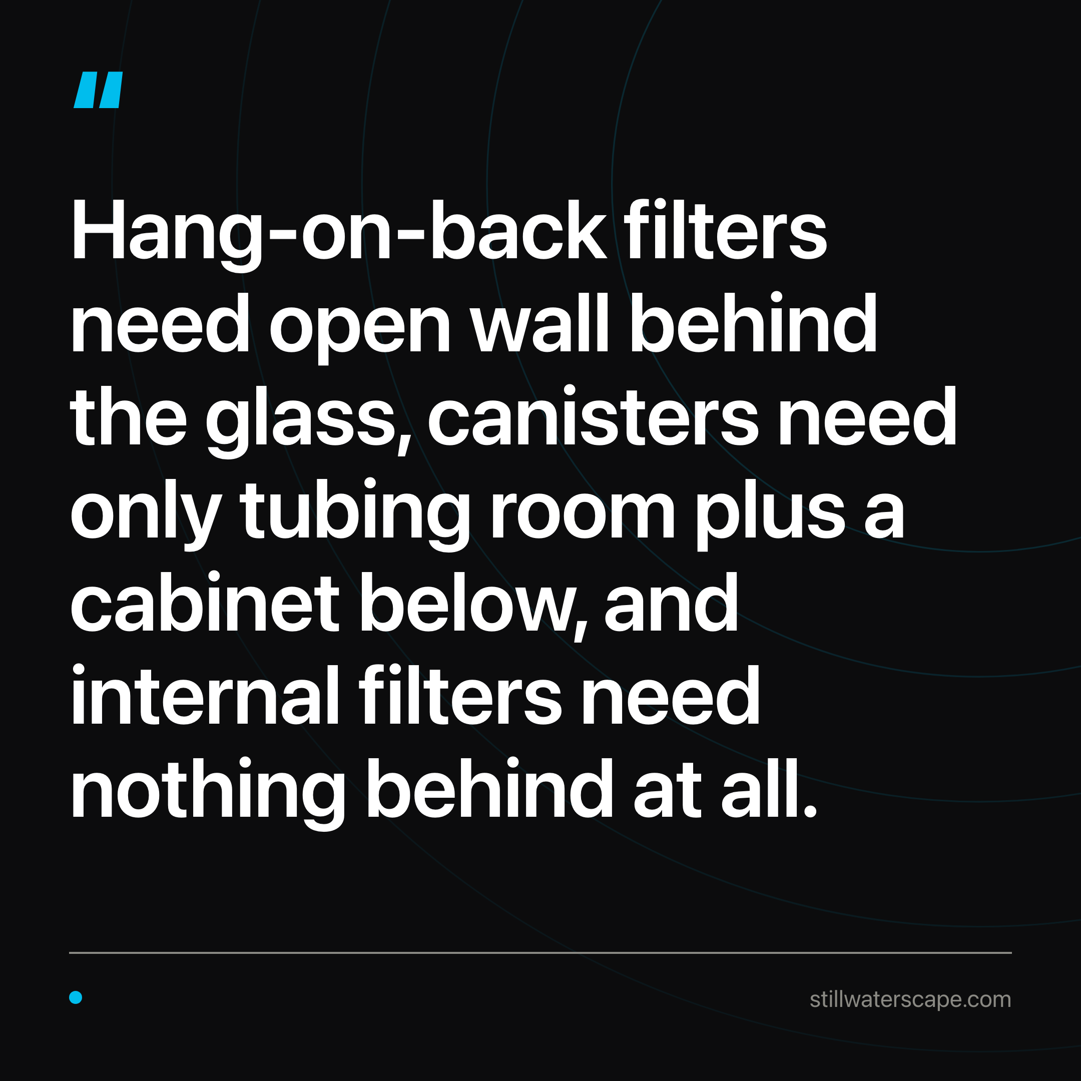 Aquarium Filter Clearance: How Much Room Behind a Tank?