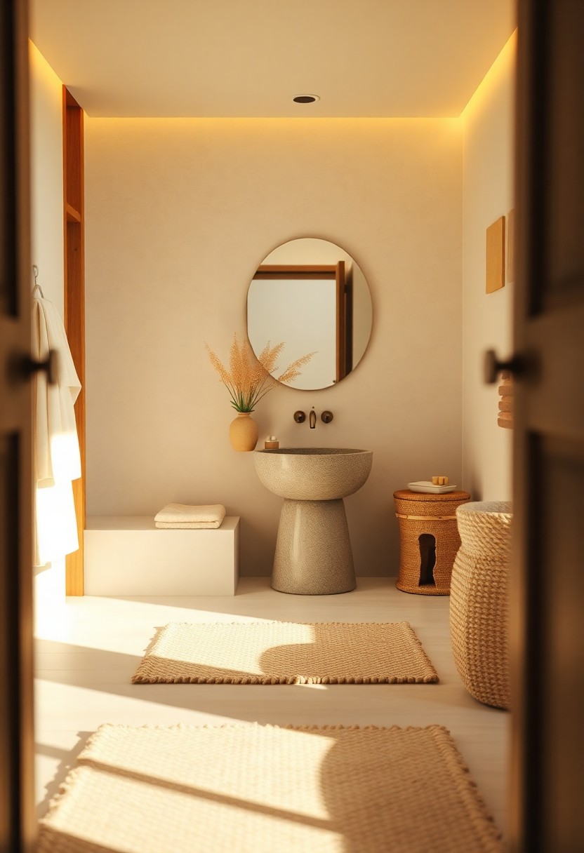 Modern Bathroom Design Ideas: Charcoal, Brass & Warm Oak