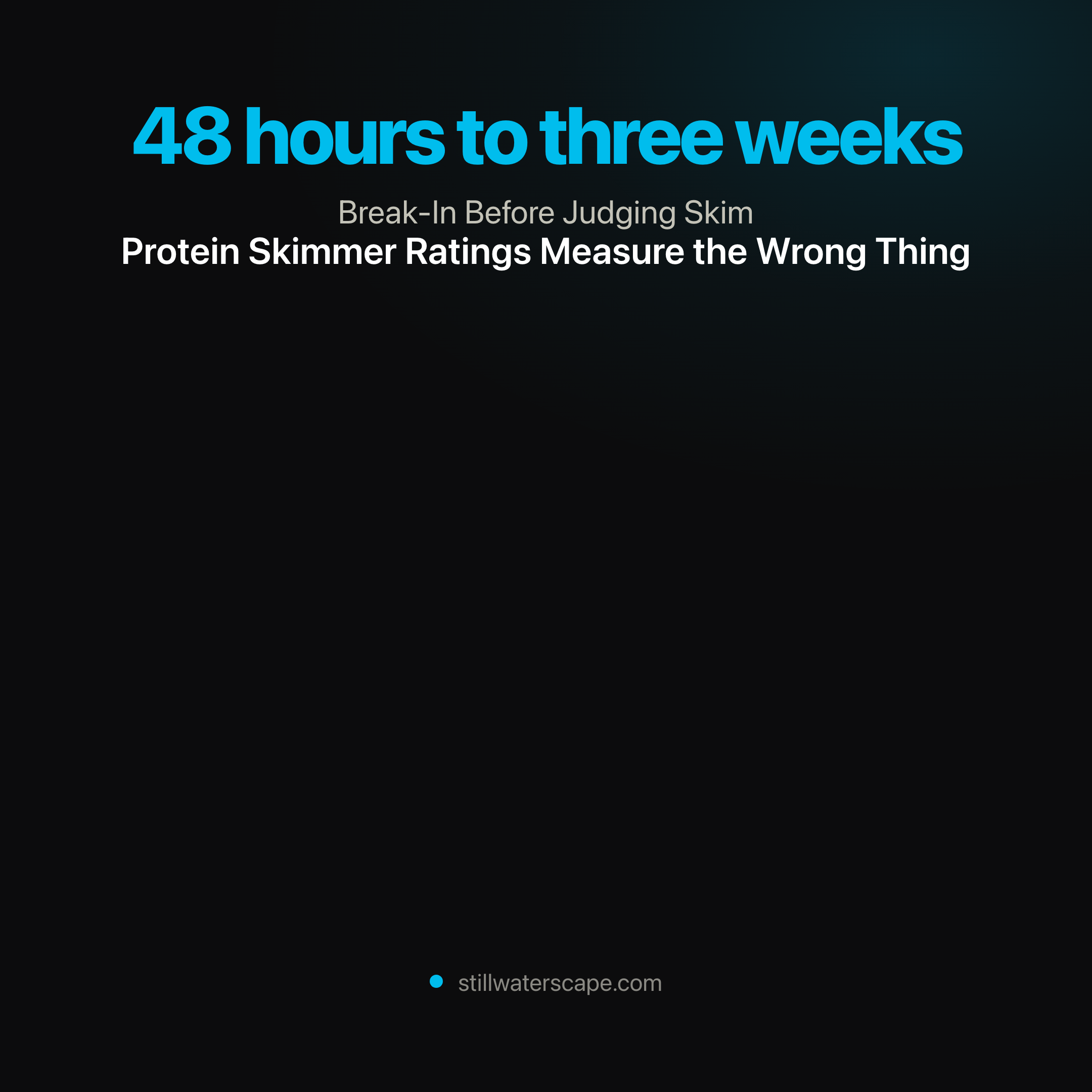 Protein Skimmer Ratings Measure the Wrong Thing